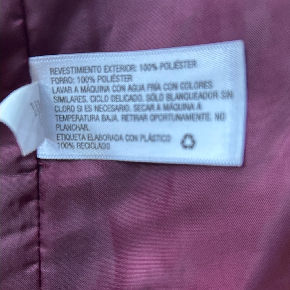 A New Day women’s Teddy Coat, Red Wine, XS Knee-Length hallmark winter Outerwear - Picture 10 of 11